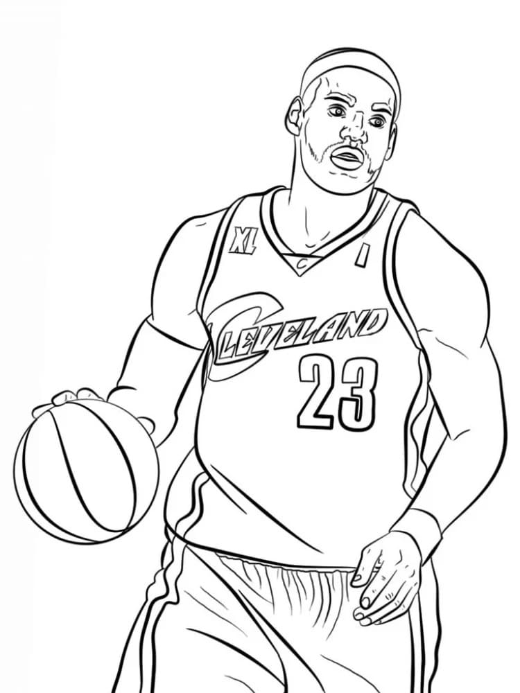 Desenhos de Desenho Basquetebol livre para colorir