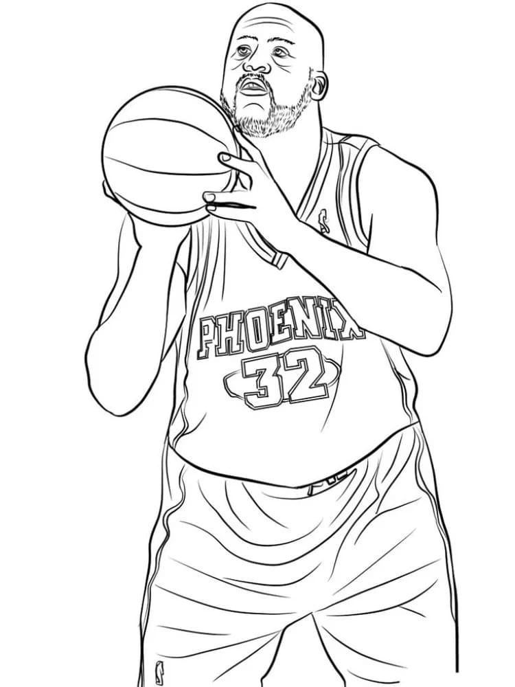 Desenhos de Desenho Basquetebol simples para colorir