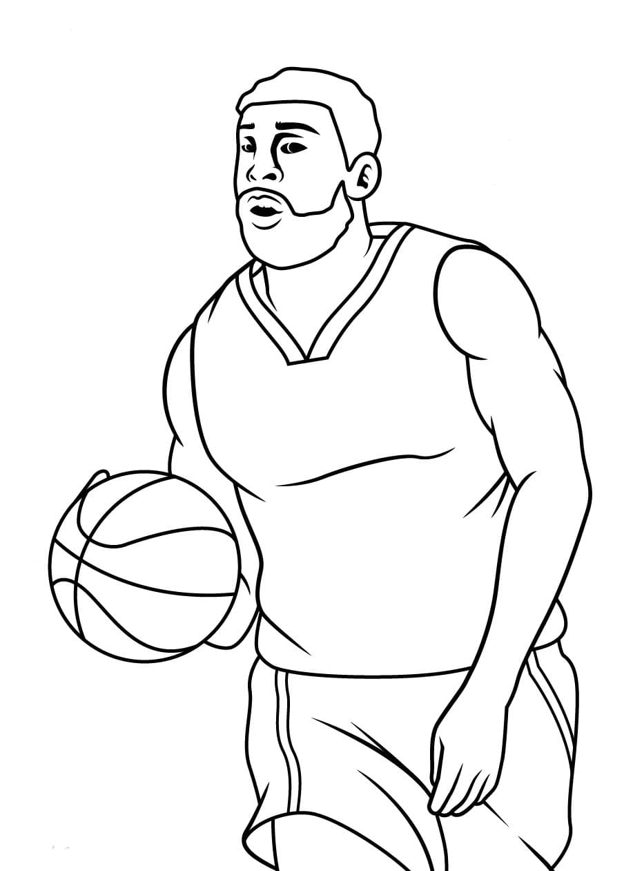 Desenhos de Desenho Basquetebol para colorir