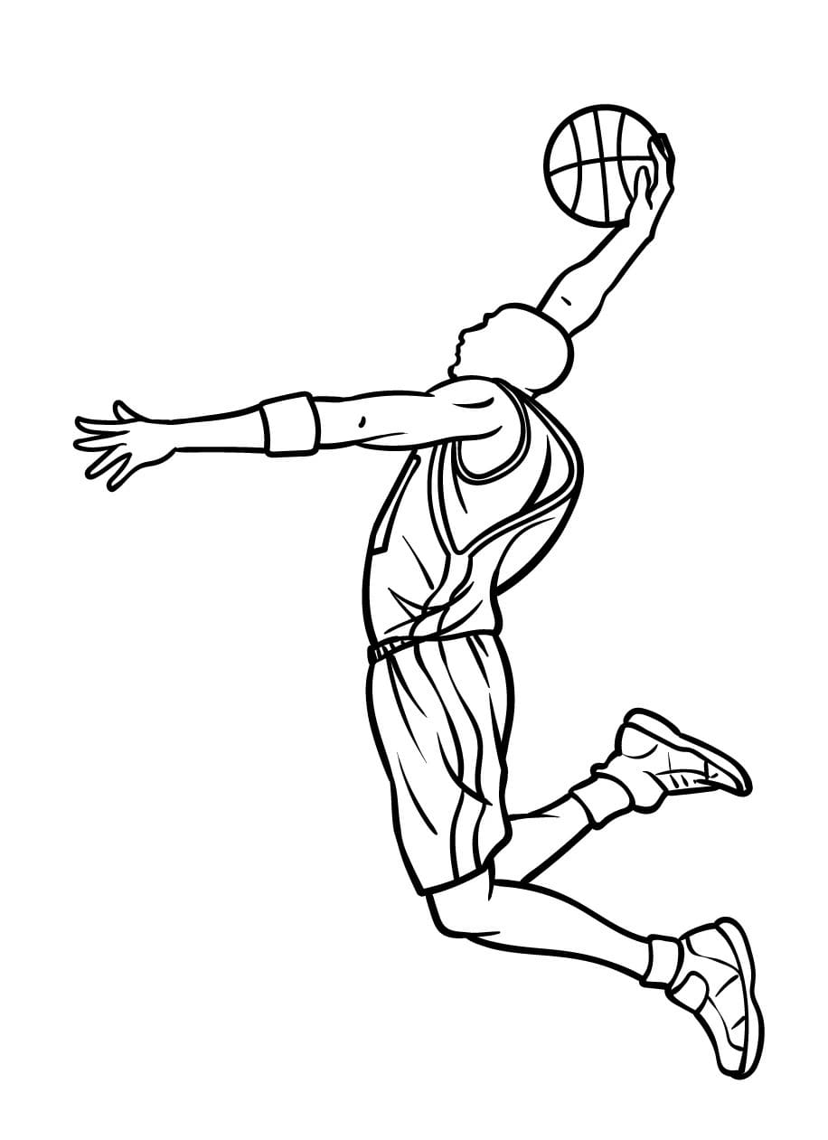 Desenhos de Desenho de Basquetebol para colorir