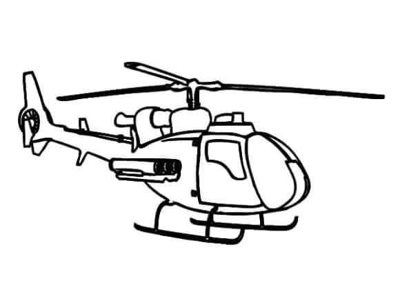 Desenhos de Desenho de Helicóptero para colorir