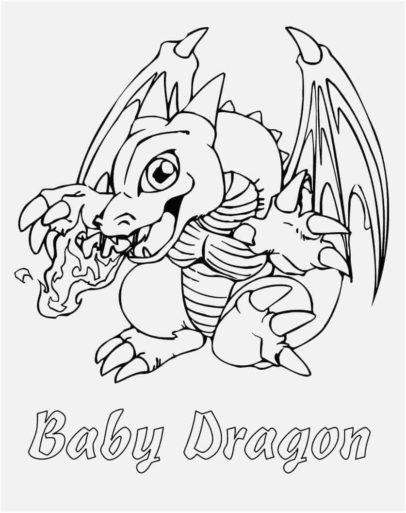 Dragão Bebê Skylanders para colorir