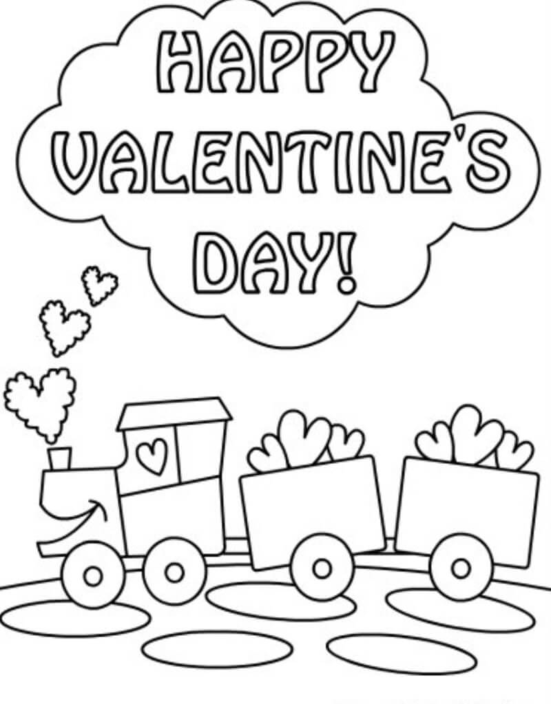 Desenhos de Feliz Dia dos Namorados para colorir