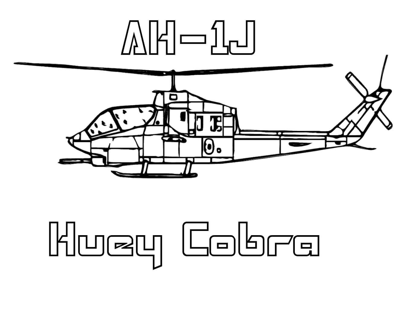 Helicóptero Robusto para colorir
