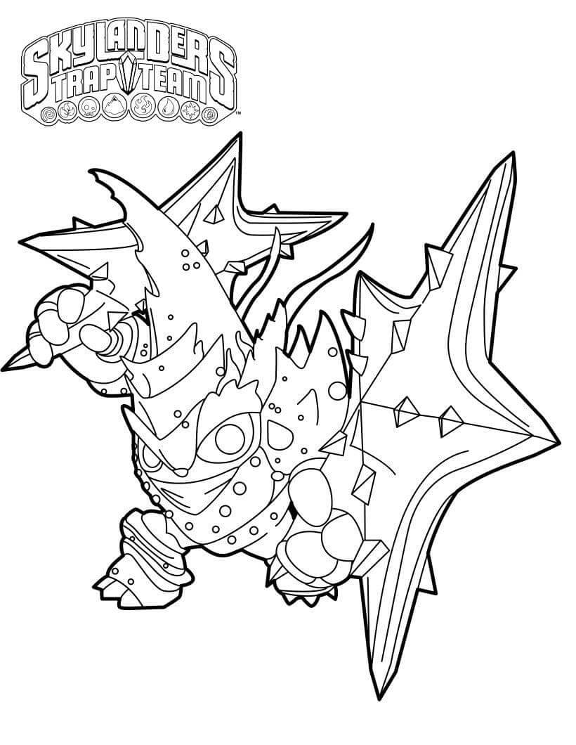 Desenhos de Lob-Star Skylanders para colorir