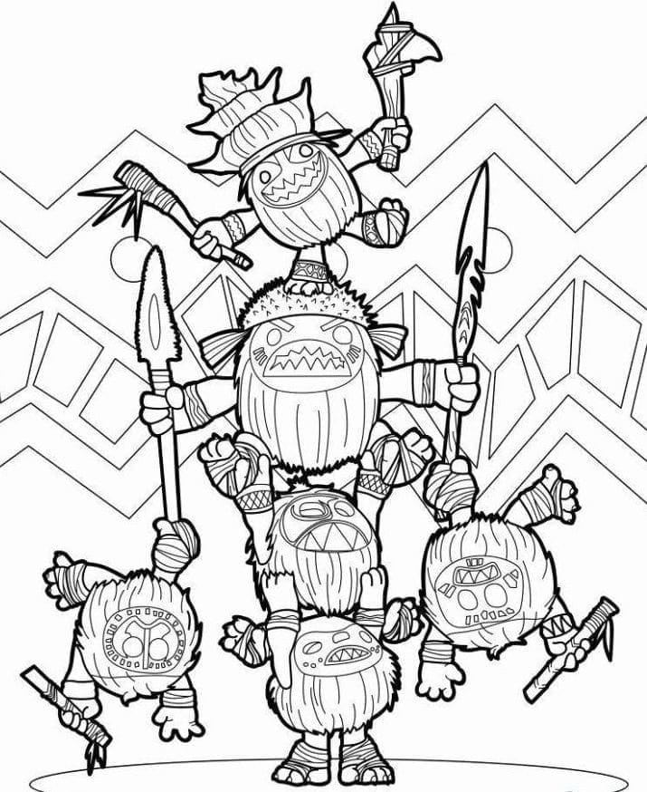 Moana imprimível para colorir