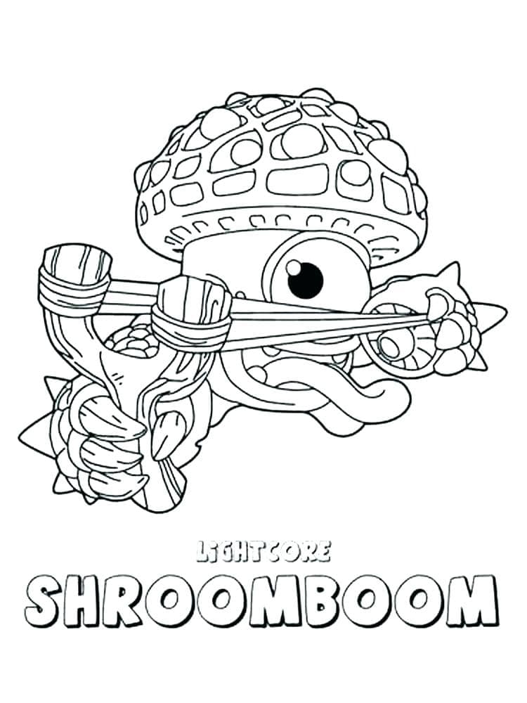Shroomboom Skylanders para colorir