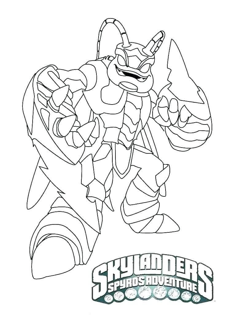 Desenhos de Swarm Skylanders para colorir
