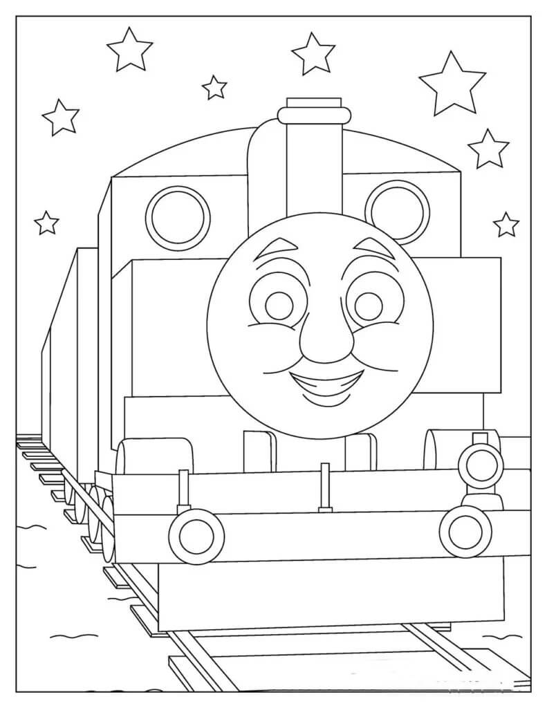 Desenhos de Thomas, o Trem com Estrelas para colorir
