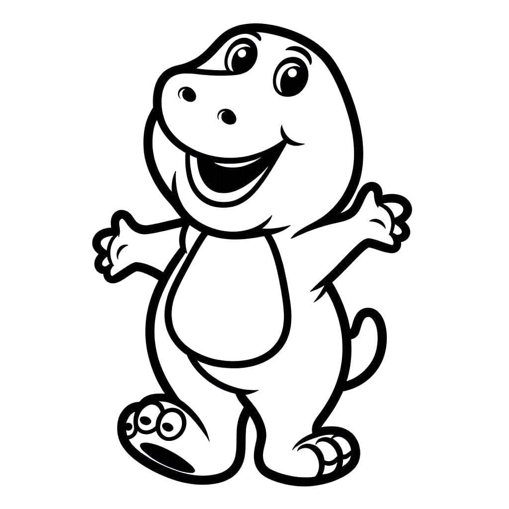 Desenhos de Barney e Seus Amigos 6 para colorir