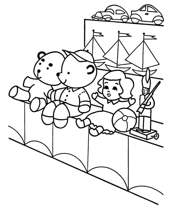 Desenhos de Brinquedos 4 para colorir