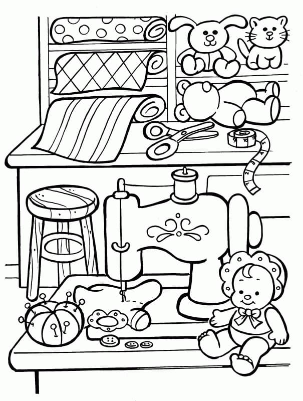 Desenhos de Desenho brinquedos para imprimir grátis para colorir