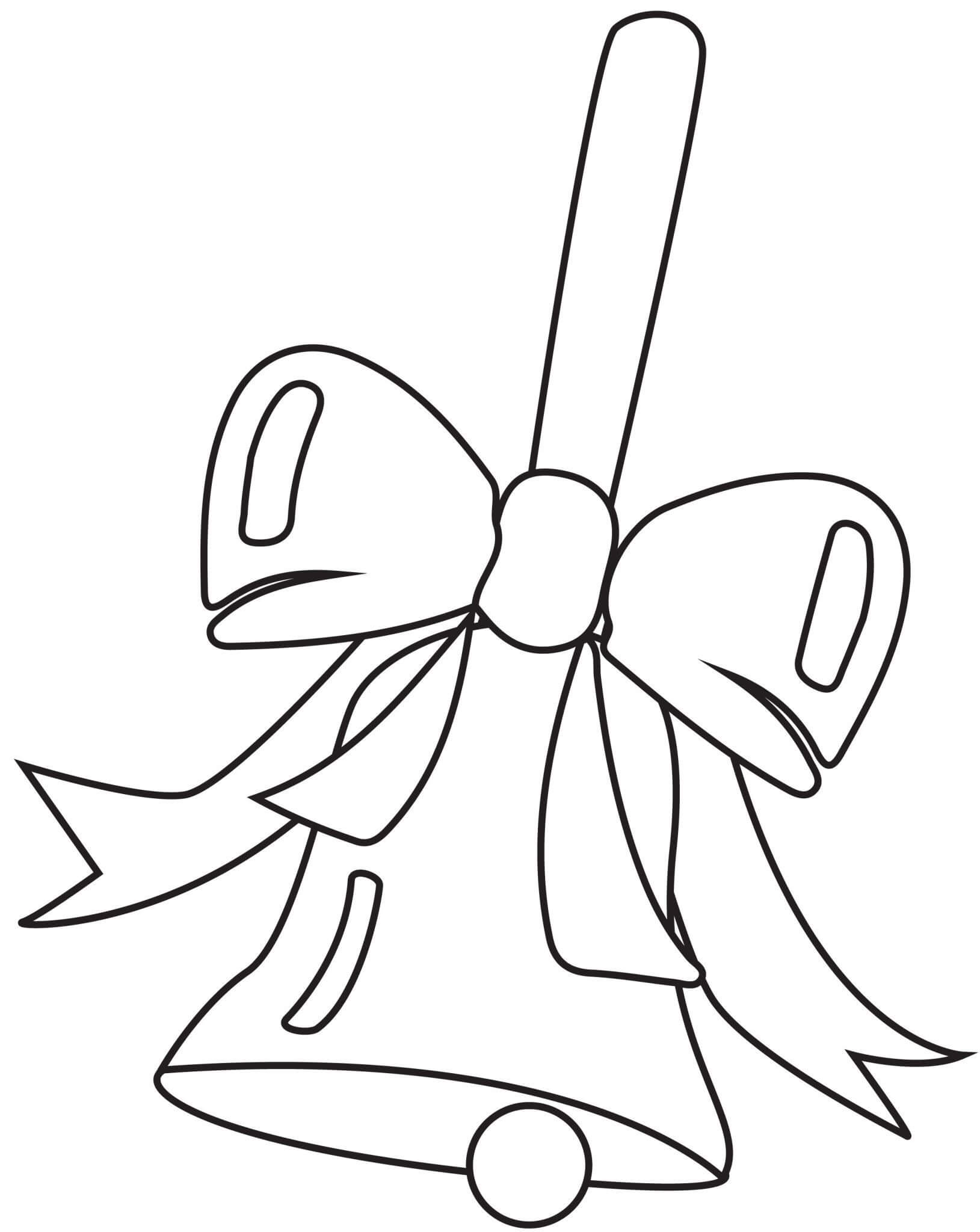 Desenhos de Bell com Gravata Borboleta para colorir