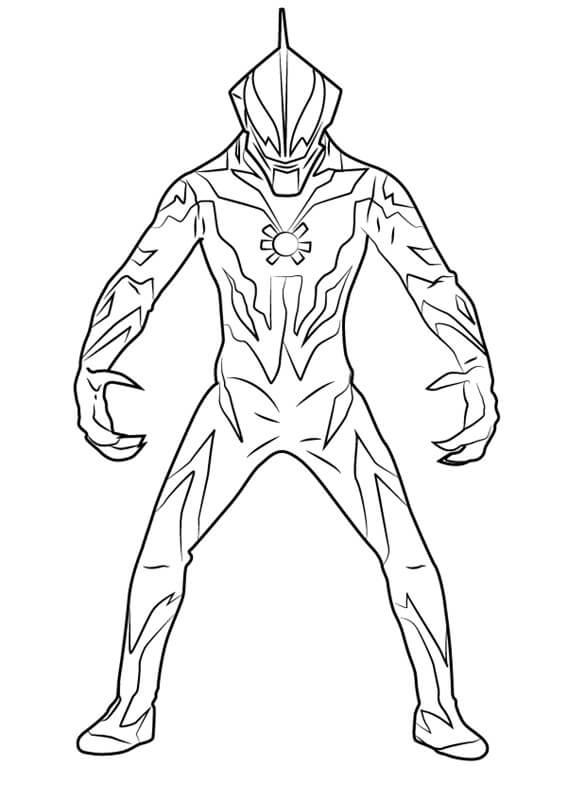 Desenhos de Ultraman Belial para colorir