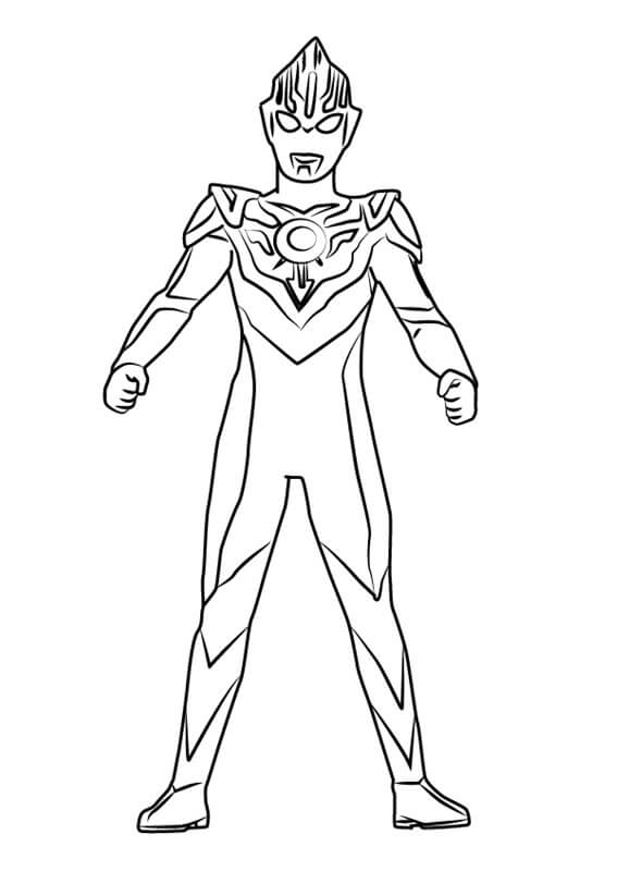Desenhos de Ultraman Orb para colorir