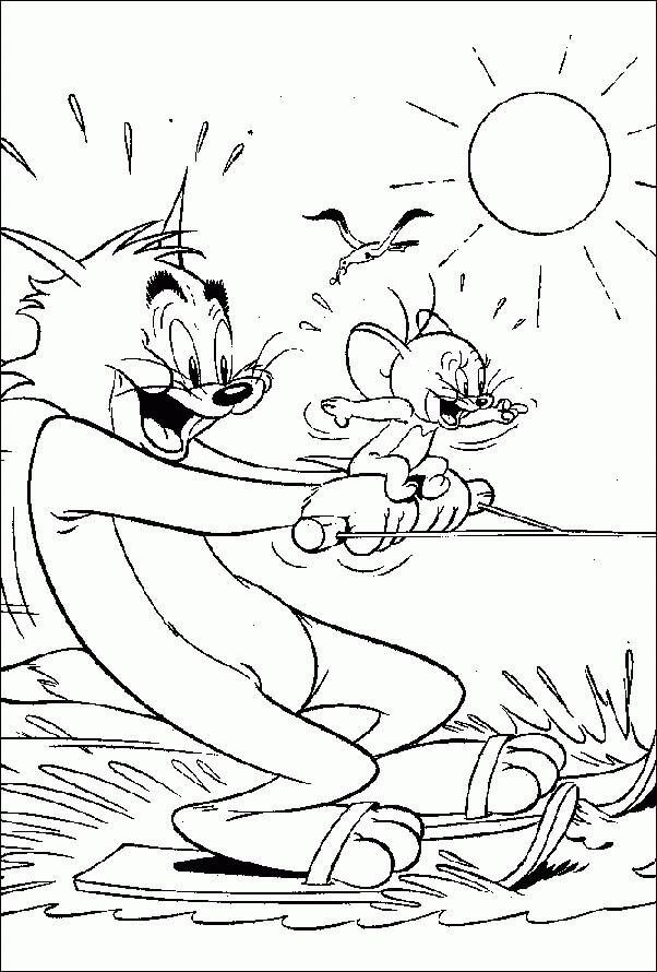 Desenhos de Impressionante Tom e Jerry para colorir