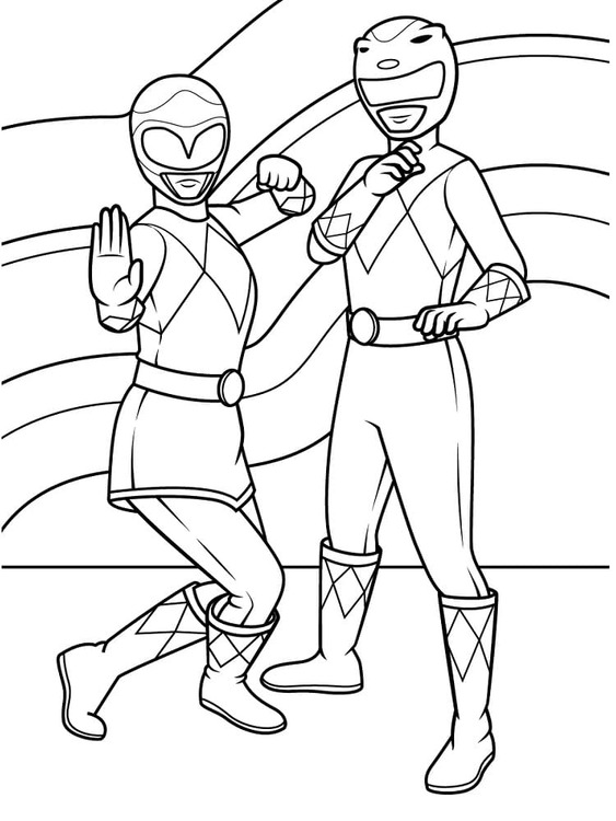 Desenhos de Desenhar Power Rangers para imprimir para colorir