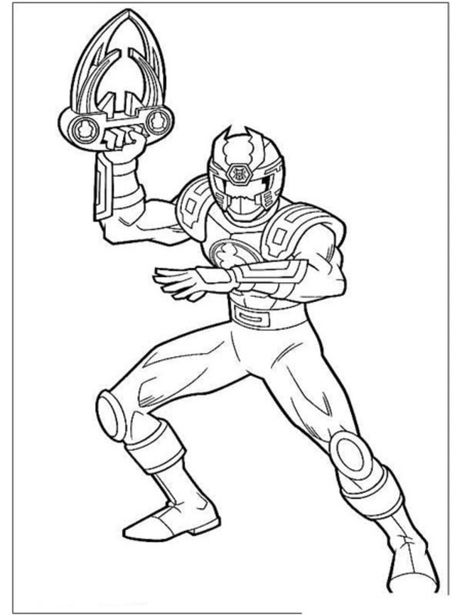 Desenhos de Desenhar Power Rangers simples para colorir