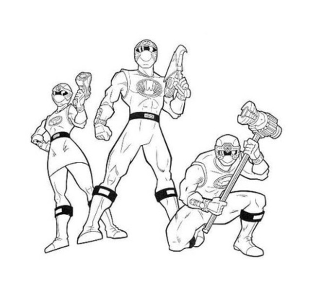 Desenhos de Desenhe Power Rangers 1 para colorir