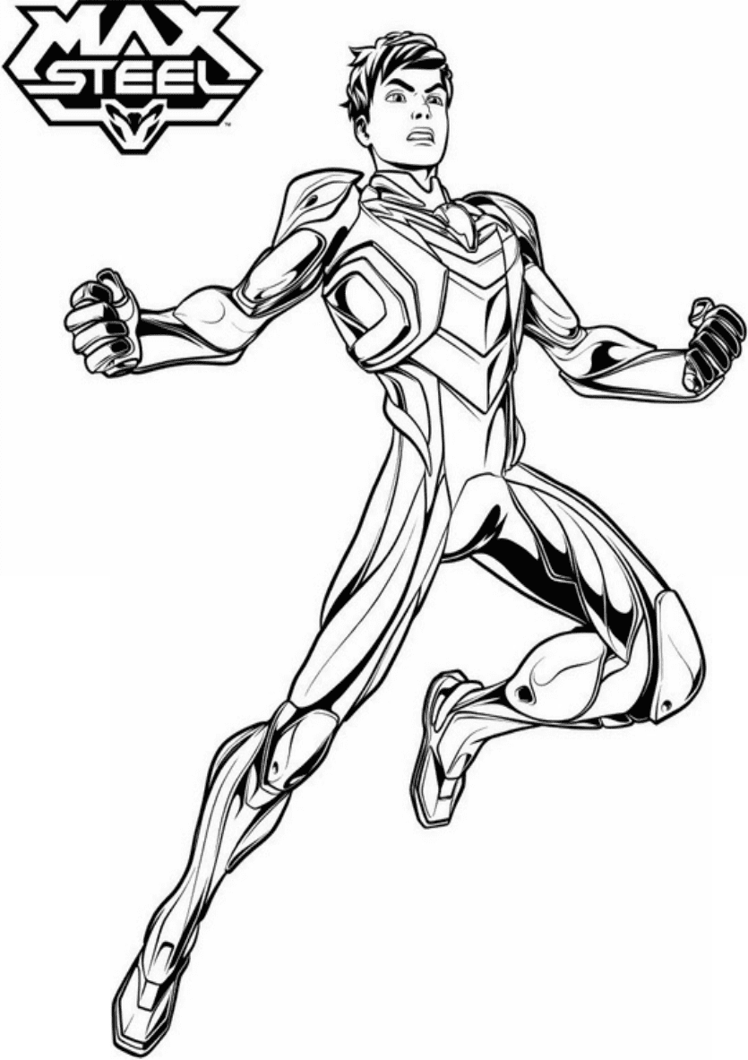 Desenhos de Incrível Max Steel 5 para colorir