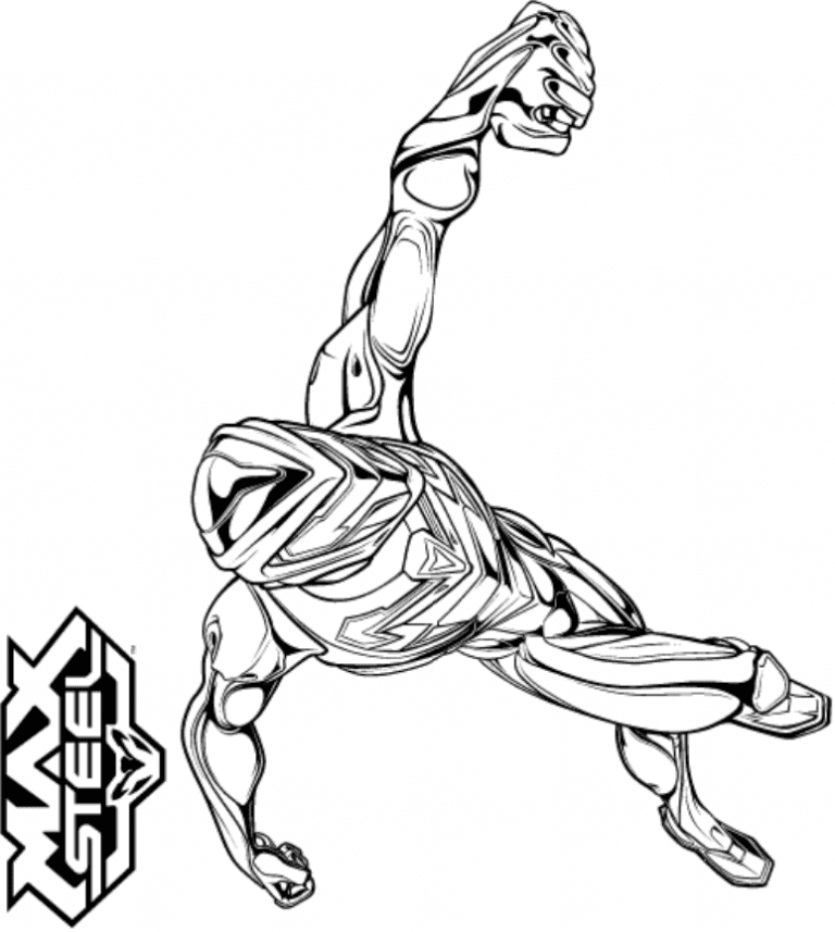 Desenhos de Max Steel Legal 2 para colorir