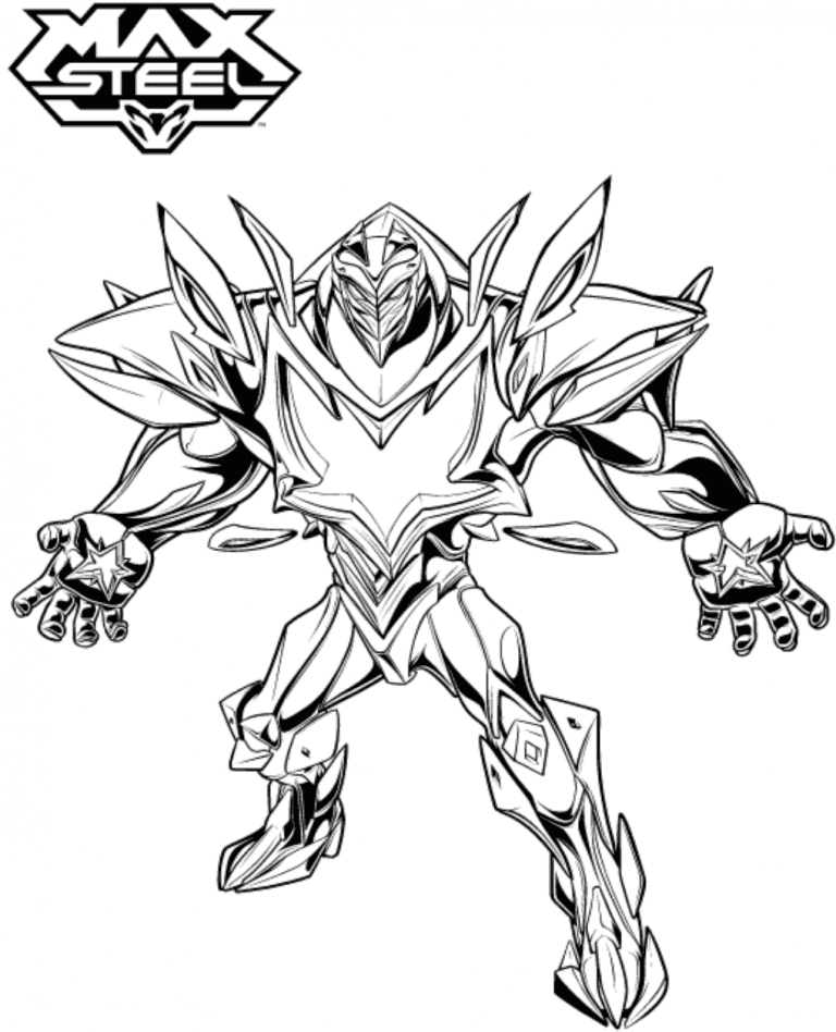 Desenhos de Miles Dredd de Max Steel para colorir