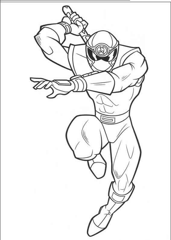 Power Ranger 1 para colorir