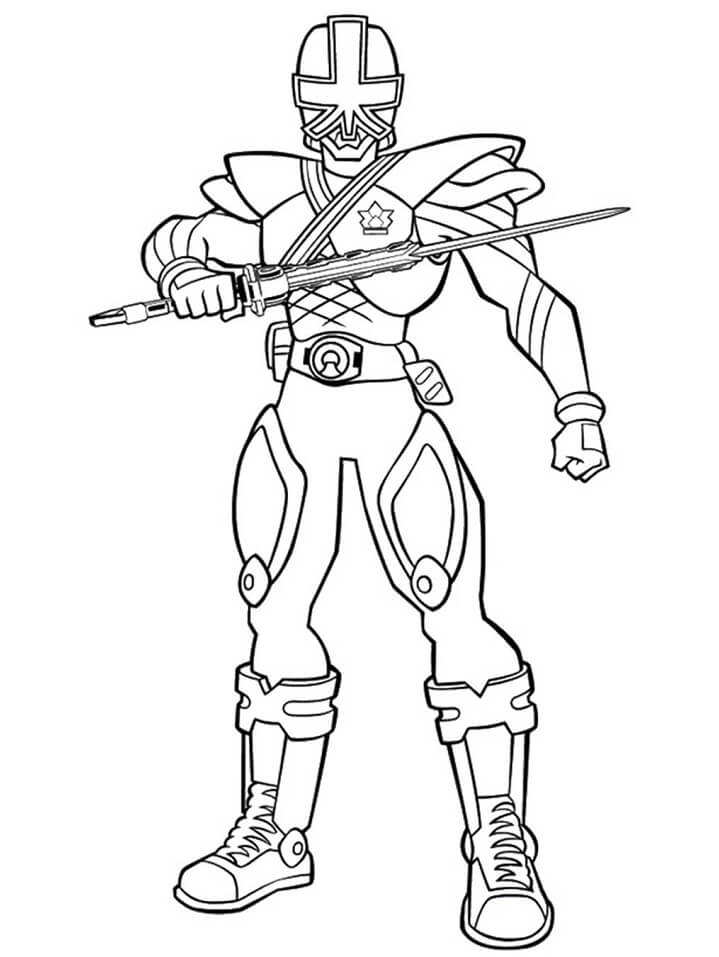 Power Ranger 12 para colorir