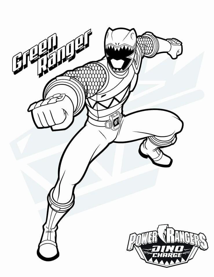 Desenhos de Power Ranger 14 para colorir
