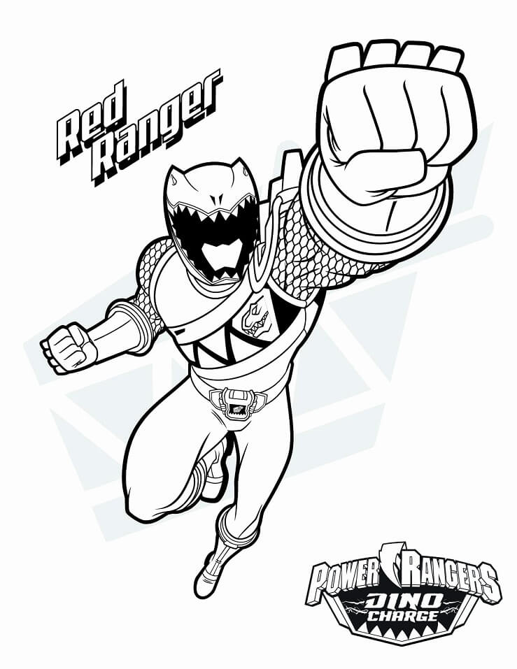 Power Ranger 3 para colorir