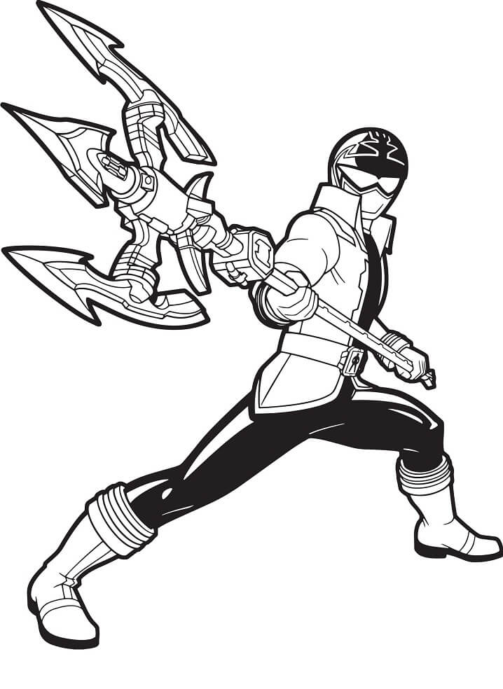 Desenhos de Power Ranger 4 para colorir