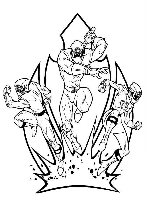 Desenhos de Power Rangers 1 para colorir