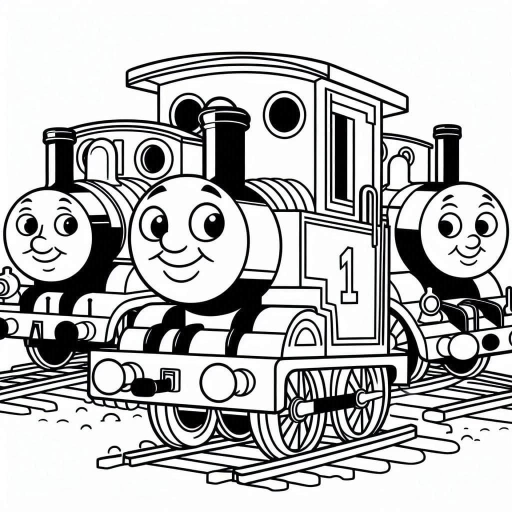 Desenhos de Thomas e Seus Amigos - Página 11 para colorir