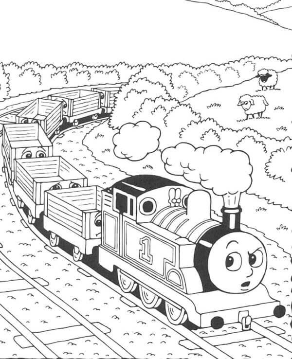 Desenhos de Thomas e Seus Amigos - Página 14 para colorir