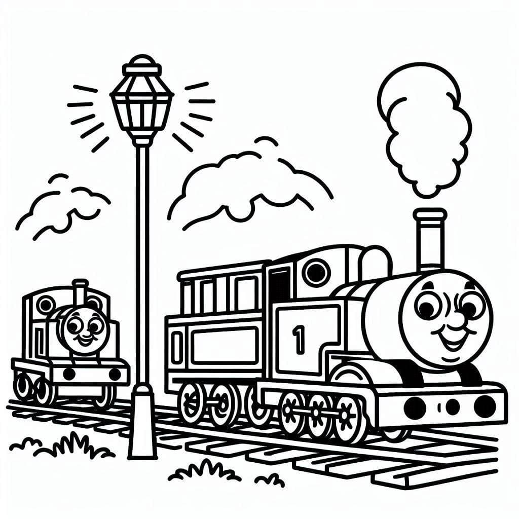 Desenhos de Thomas e Seus Amigos - Página 8 para colorir