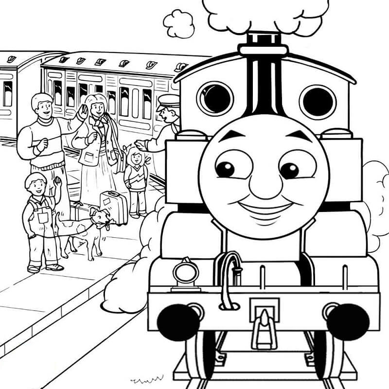 Desenhos de Thomas o Trem 2 para colorir