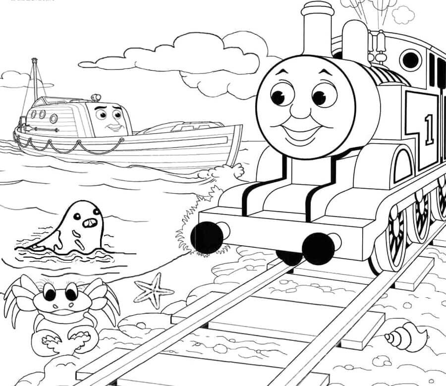 Desenhos de Thomas o Trem 3 para colorir