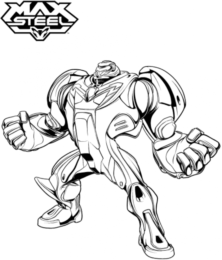 Desenhos de Turbo de Max Steel para colorir