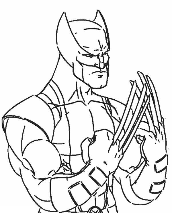 Wolverine Incrível 2 para colorir