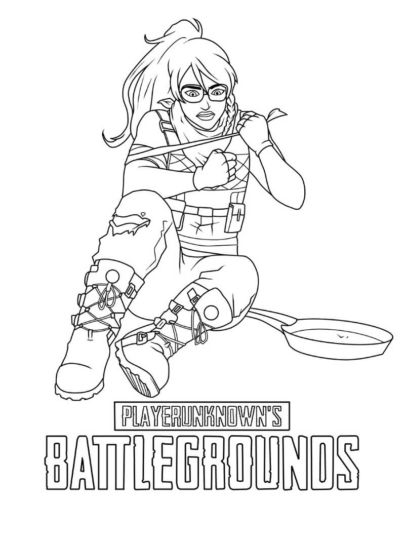 Desenhos de Pubg 11 para colorir