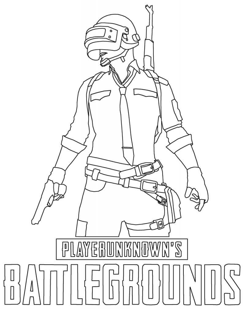 Desenhos de Pubg 2 para colorir