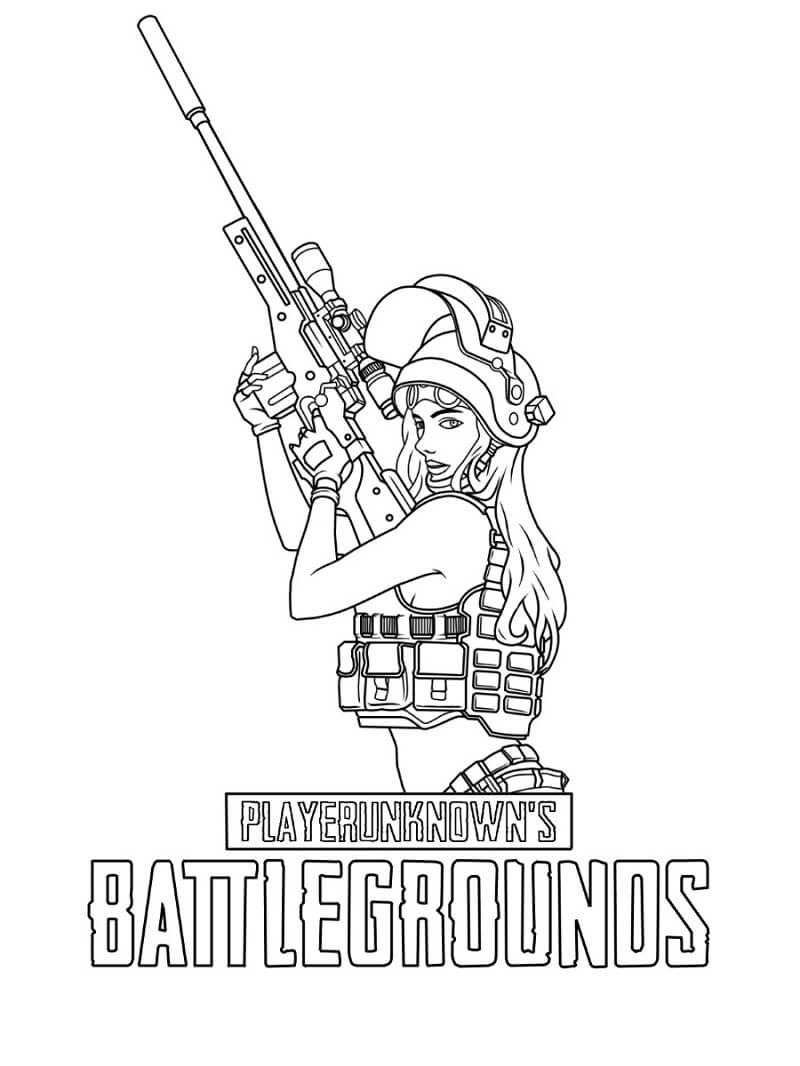 Desenhos de Pubg 4 para colorir