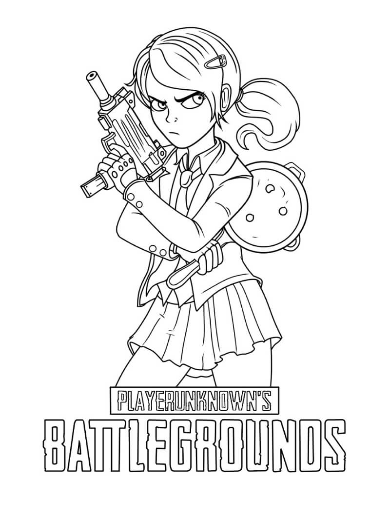 Desenhos de Pubg 5 para colorir