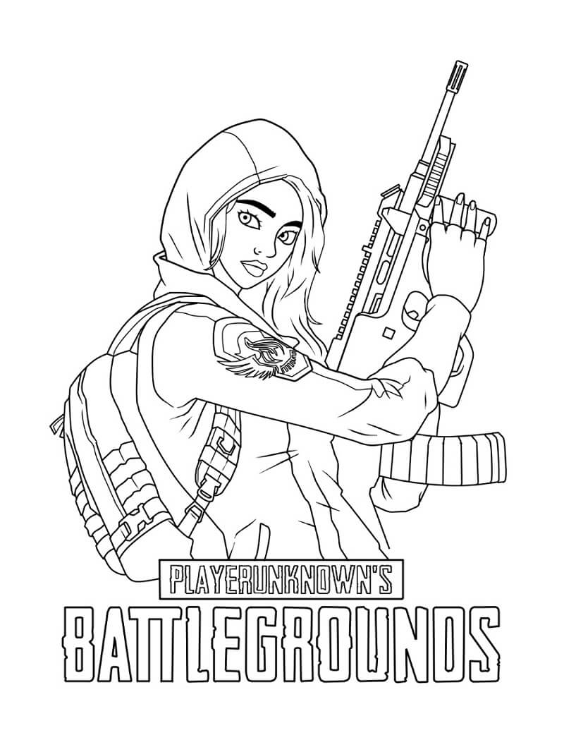 Desenhos de Pubg 9 para colorir