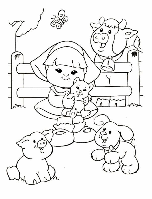 Desenhos de Fazendinha 5 para colorir