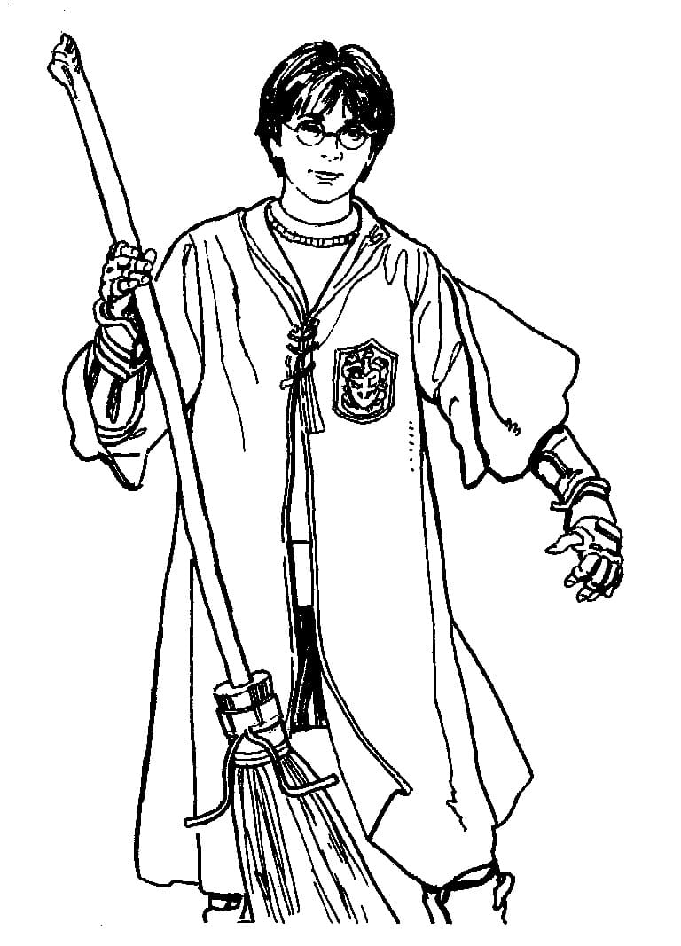 Harry Potter 14 para colorir