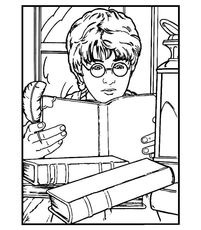 Harry Potter 16 para colorir