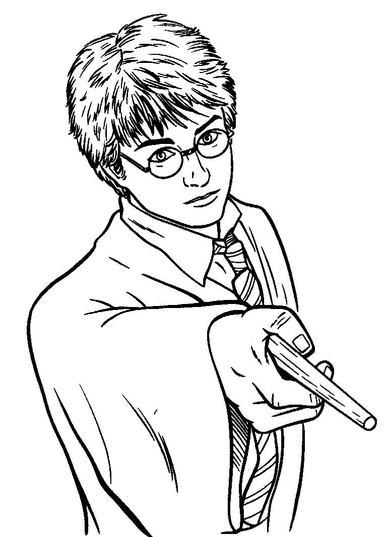 Harry Potter 6 para colorir