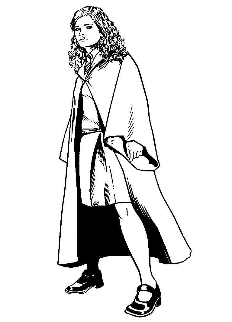 Desenhos de Hermione Granger para colorir