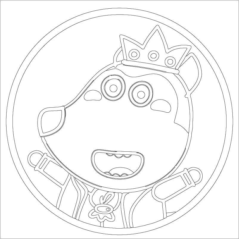 Desenhos de Wolfoo 1 para colorir